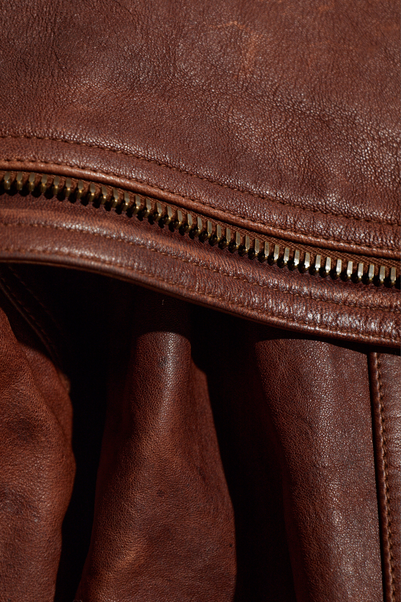 Balmain Leather jacket with a 'vintage' effect | Women's | Vitkac